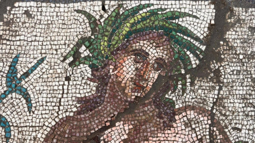 Genç Eurymedon mozaiği ortaya çıkarıldı..!