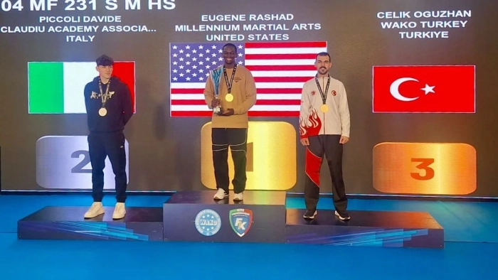 Ispartalı sporcudan Kickboks dünya 3.’lüğü..!